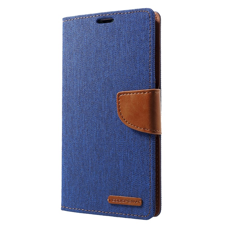 MERCURY GOOSPERY Canvas Diary Leather Case Accessory for Huawei Mate 20 - Baby Blue-3