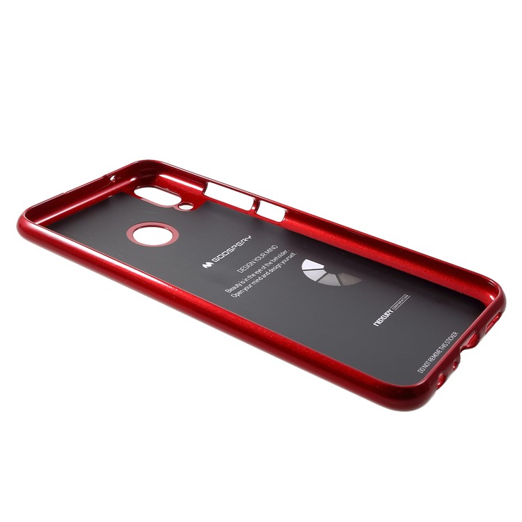 MERCURY GOOSPERY Flash Powder TPU Shell Case for Huawei Y9 (2019) / Enjoy 9 Plus (China) - Red-3