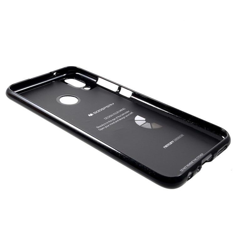 MERCURY GOOSPERY Flash Powder TPU Shell Cover for Huawei Y9 (2019) / Enjoy 9 Plus (China) - Black-6