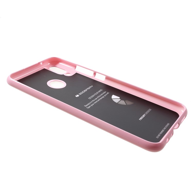 MERCURY GOOSPERY Flash Powder TPU Cover for Huawei Y9 (2019) / Enjoy 9 Plus (China) - Pink-3