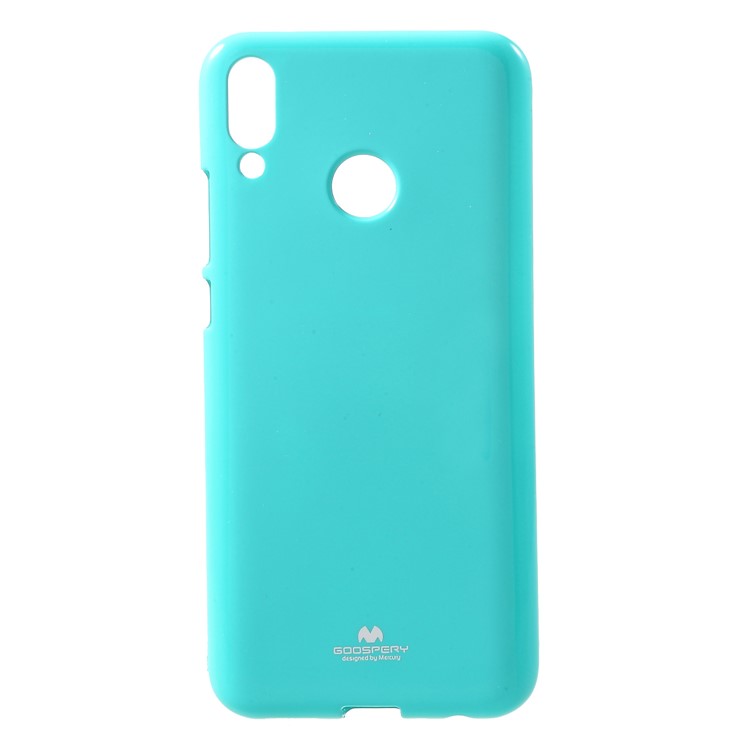 MERCURY GOOSPERY Flash Powder TPU Back Case for Huawei Y9 (2019) / Enjoy 9 Plus (China) - Cyan-1