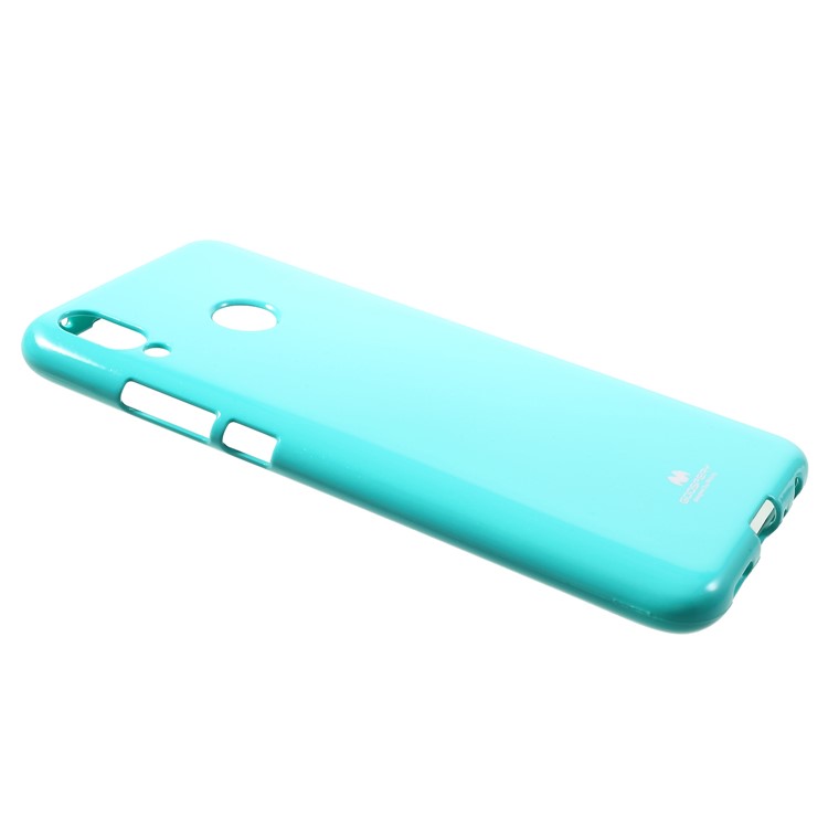 MERCURY GOOSPERY Flash Powder TPU Back Case for Huawei Y9 (2019) / Enjoy 9 Plus (China) - Cyan-2