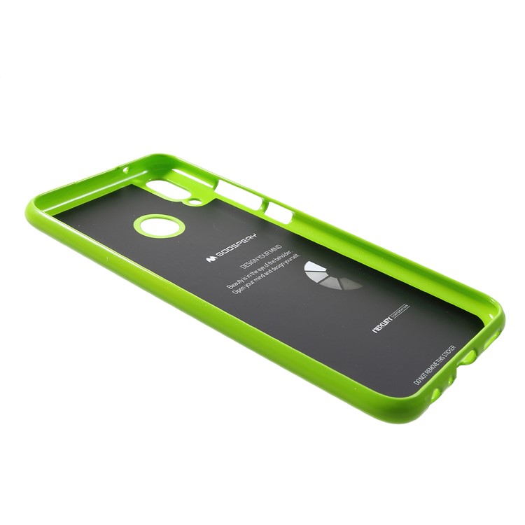 MERCURY GOOSPERY Flash Powder TPU Back Cover for Huawei Y9 (2019) / Enjoy 9 Plus (China) - Green-3