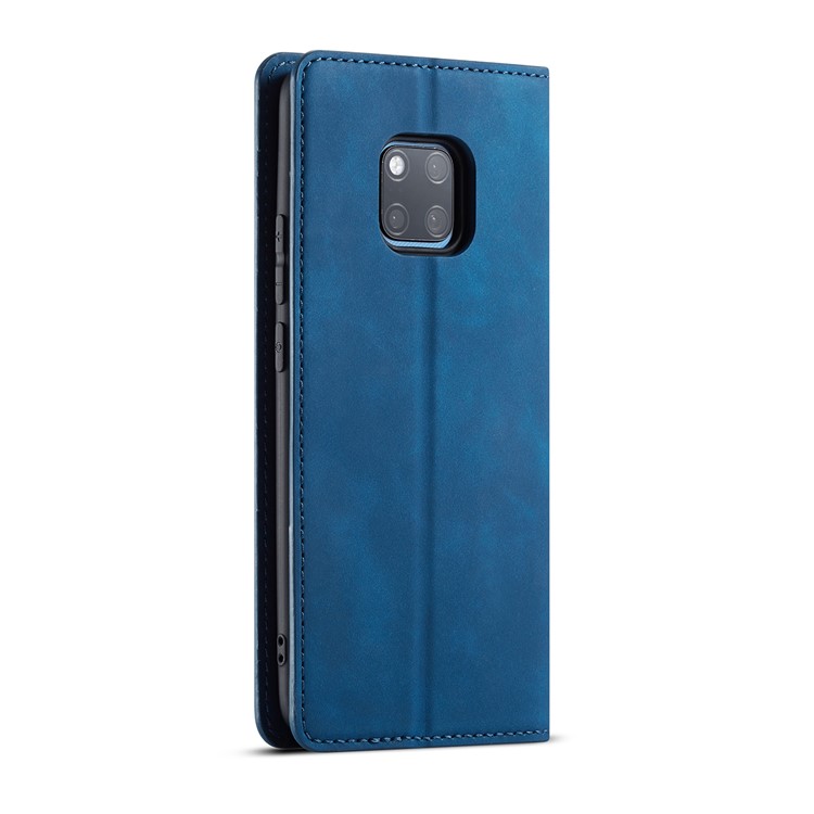 FORWENW Fantasy Series Auto-absorbed Silky Touch Leather Wallet Stand Casing for Huawei Mate 20 Pro - Blue-3