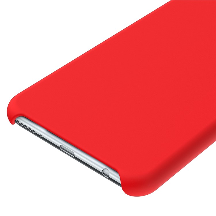 Liquid Silicone Mobile Phone Shell for Huawei Honor V10 / View 10 - Red-4