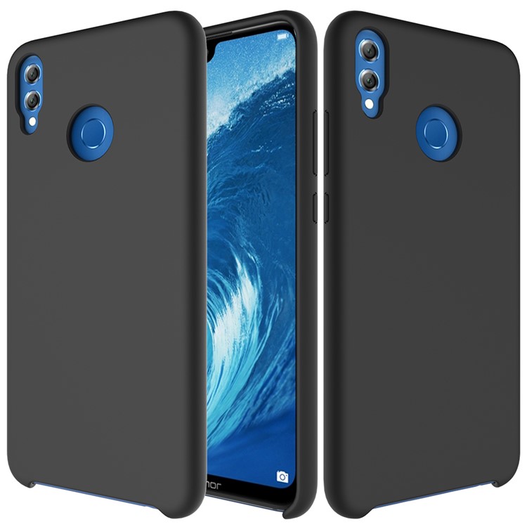 Liquid Silicone Protector Case for Huawei Honor 8X / Honor View 10 Lite - Black-2
