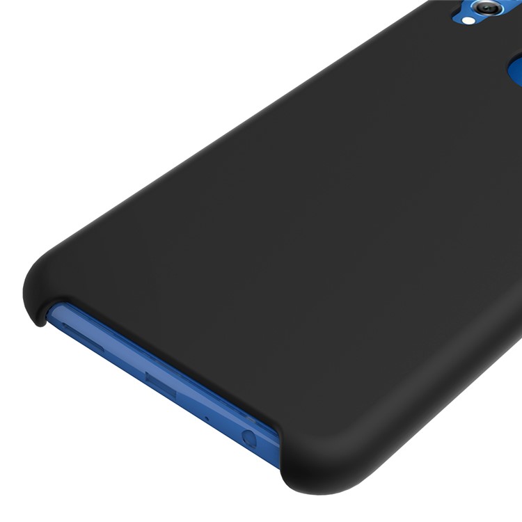 Liquid Silicone Protector Case for Huawei Honor 8X / Honor View 10 Lite - Black-4