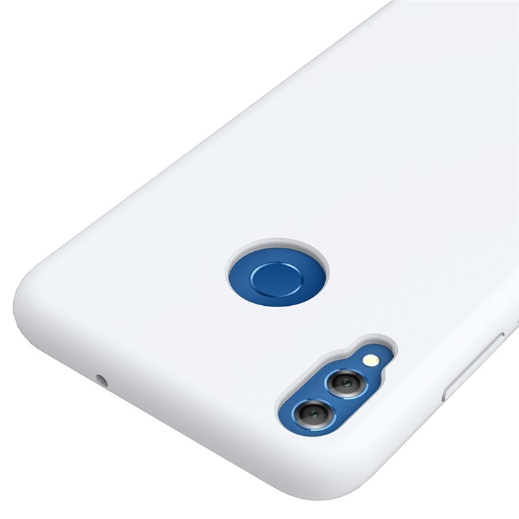 copertura Protettiva In Silicone Liquido Per Huawei Honor 8X / Onore Vista 10 Lite - Bianca-3