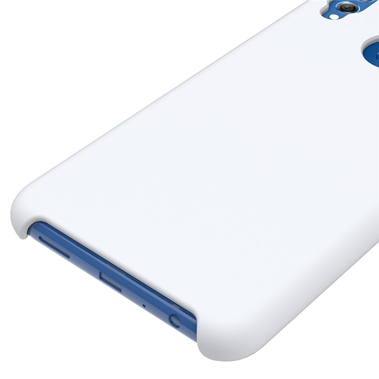 copertura Protettiva In Silicone Liquido Per Huawei Honor 8X / Onore Vista 10 Lite - Bianca-4