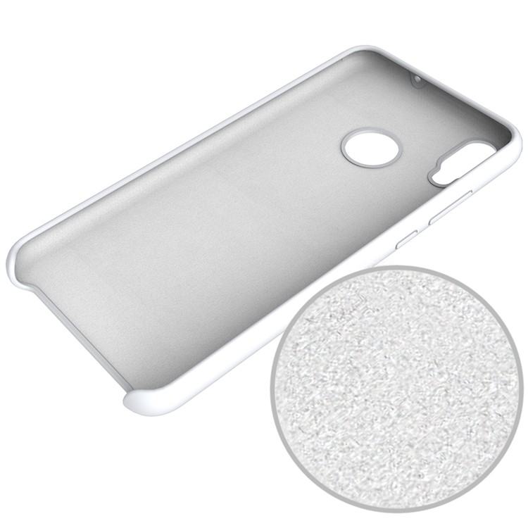 copertura Protettiva In Silicone Liquido Per Huawei Honor 8X / Onore Vista 10 Lite - Bianca-5