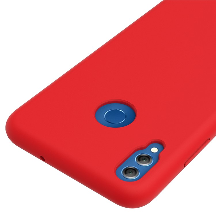 Liquid Silicone Protector Shell for Huawei Honor 8X / Honor View 10 Lite - Red-3