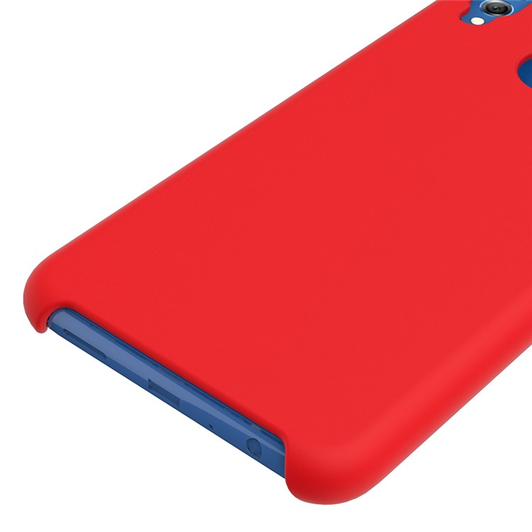 Liquid Silicone Protector Shell for Huawei Honor 8X / Honor View 10 Lite - Red-4