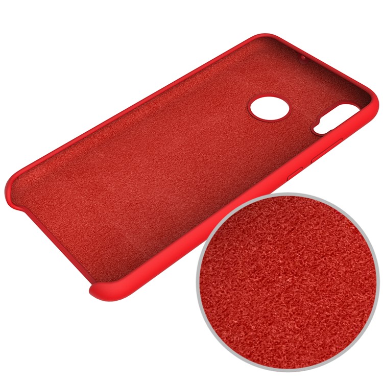 Liquid Silicone Protector Shell for Huawei Honor 8X / Honor View 10 Lite - Red-5