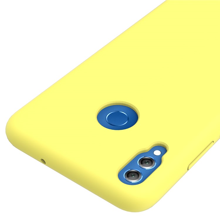 Liquid Silicone Protective Case for Huawei Honor 8X / Honor View 10 Lite - Yellow-3