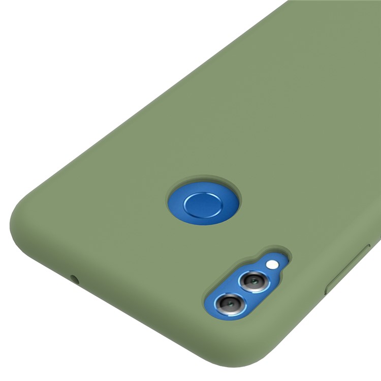 Liquid Silicone Protectve Cover Case for Huawei Honor 8X / Honor View 10 Lite - Green-3