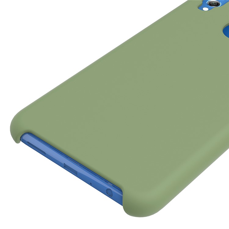 Liquid Silicone Protectve Cover Case for Huawei Honor 8X / Honor View 10 Lite - Green-4