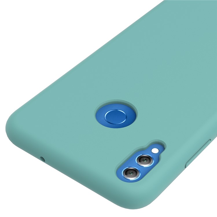 Liquid Silicone Protector Shell Case for Huawei Honor 8X / Honor View 10 Lite - Cyan-3