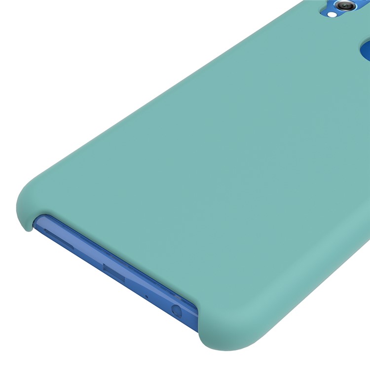Liquid Silicone Protector Shell Case for Huawei Honor 8X / Honor View 10 Lite - Cyan-4