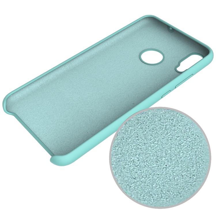 Liquid Silicone Protector Shell Case for Huawei Honor 8X / Honor View 10 Lite - Cyan-5