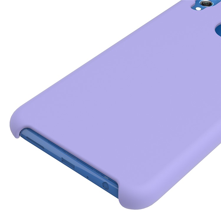 Liquid Silicone Cellphone Case for Huawei Honor 8X / Honor View 10 Lite - Purple-4