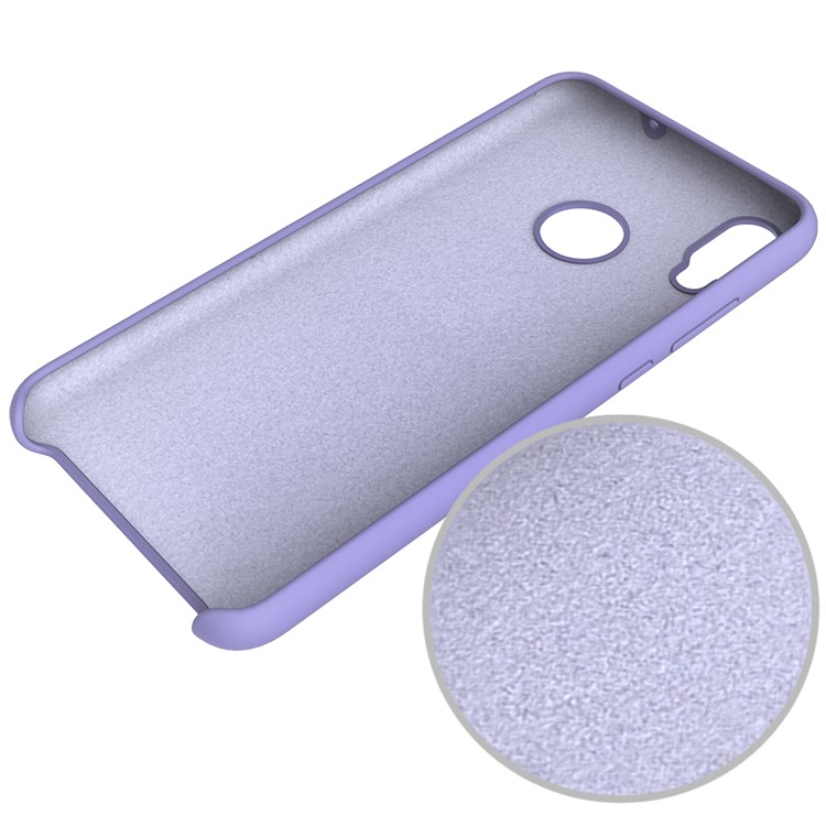 Liquid Silicone Cellphone Case for Huawei Honor 8X / Honor View 10 Lite - Purple-5