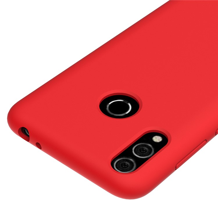 Liquid Silicone Protector Shell for Huawei Honor 8C - Red-3