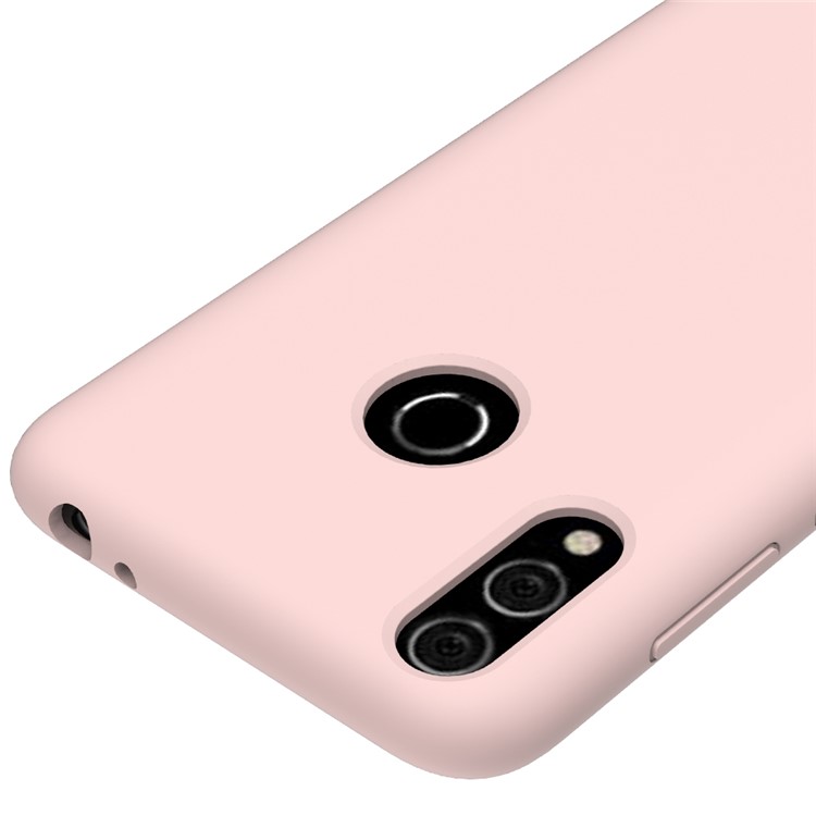 Liquid Silicone Protector Casing for Huawei Honor 8C - Pink-3