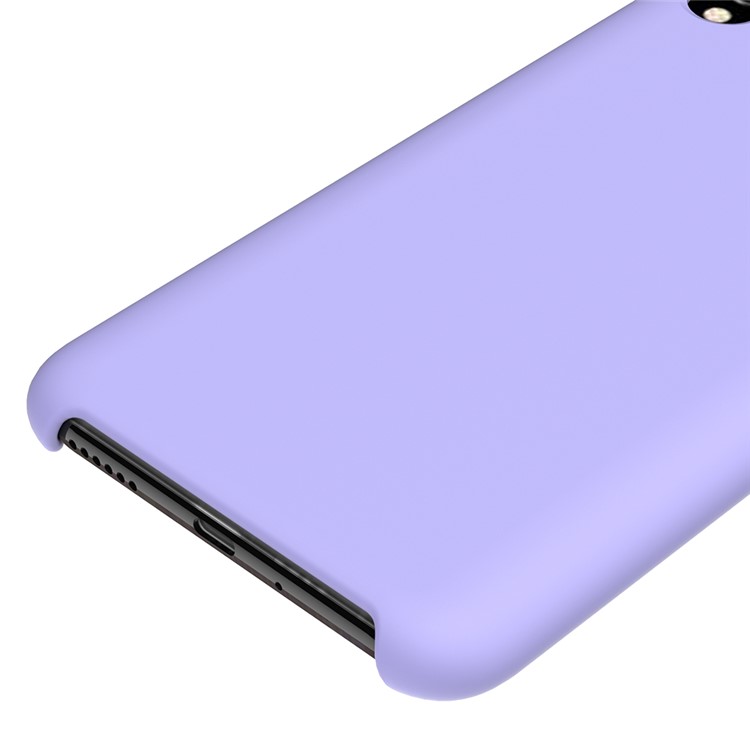 Liquid Silicone Protectiv Case for Huawei Honor 8C - Purple-4