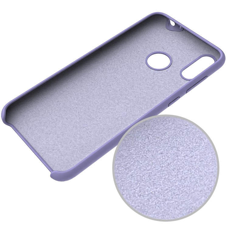 Liquid Silicone Protectiv Case for Huawei Honor 8C - Purple-5