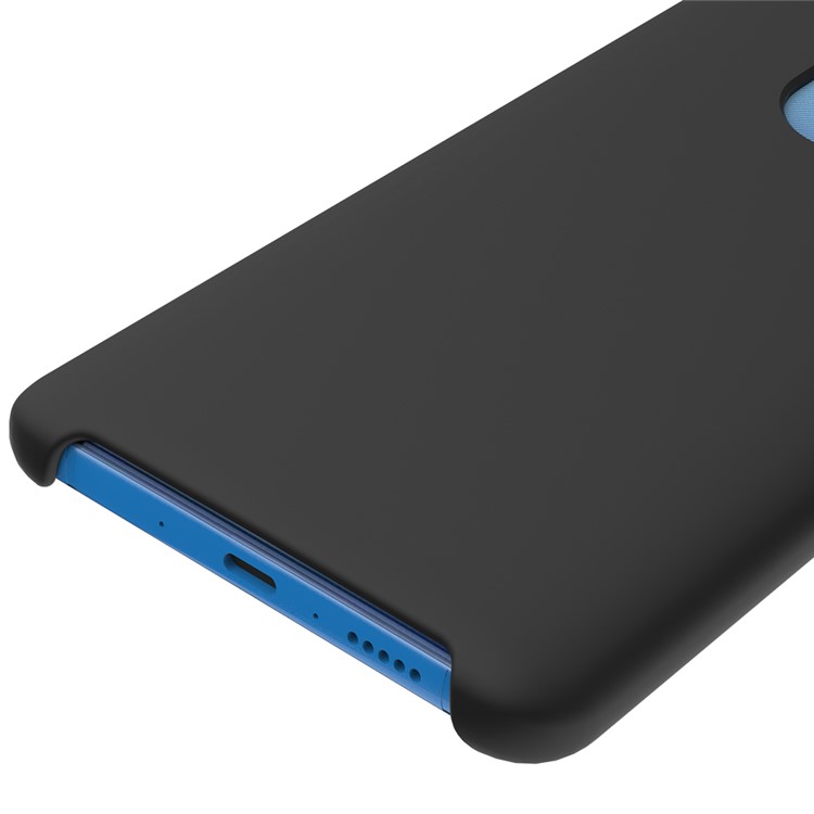 Liquid Silicone Back Case for Huawei Mate 20 X - Black-4