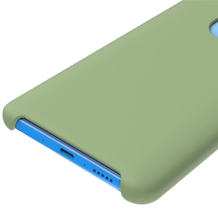 Liquid Silicone Phone Shell for Huawei Mate 20 X - Green-4