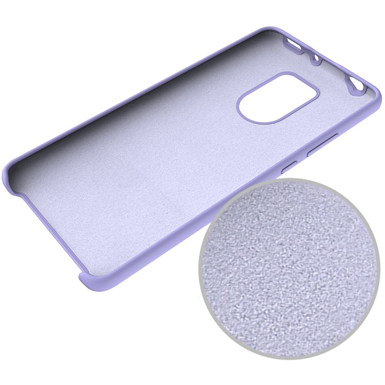 Liquid Silicone Mobile Phone Cover for Huawei Mate 20 X - Purple-5
