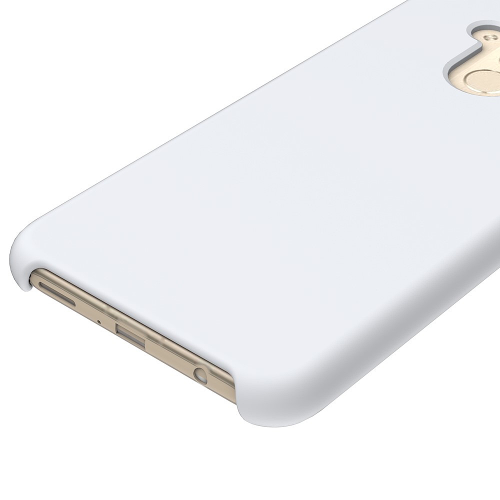 Liquid Silicone Protector Cover for Huawei Mate 20 Lite - White-4