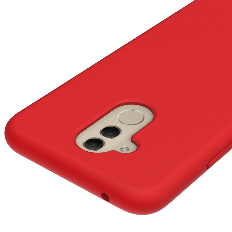 Liquid Silicone Protector Shell for Huawei Mate 20 Lite - Red-3