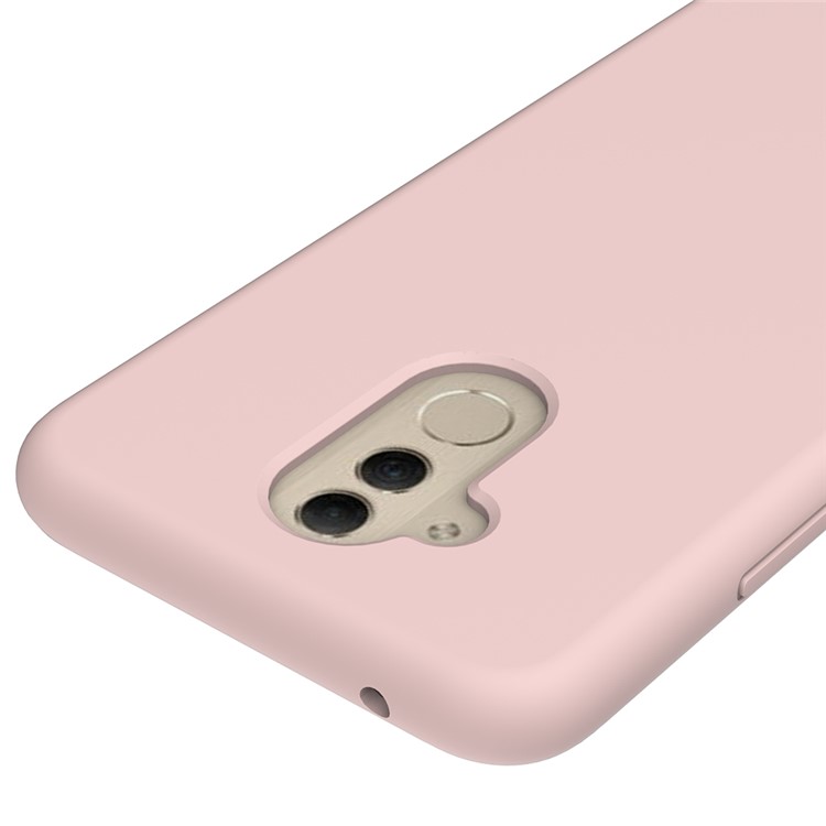 Liquid Silicone Protector Casing for Huawei Mate 20 Lite - Pink-3