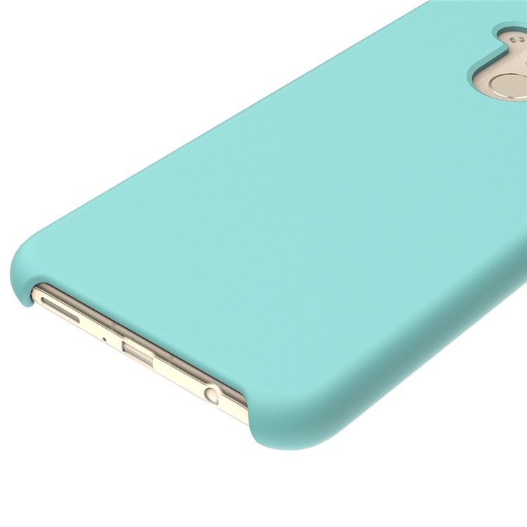 Liquid Silicone Protector Back Case for Huawei Mate 20 Lite - Cyan-4