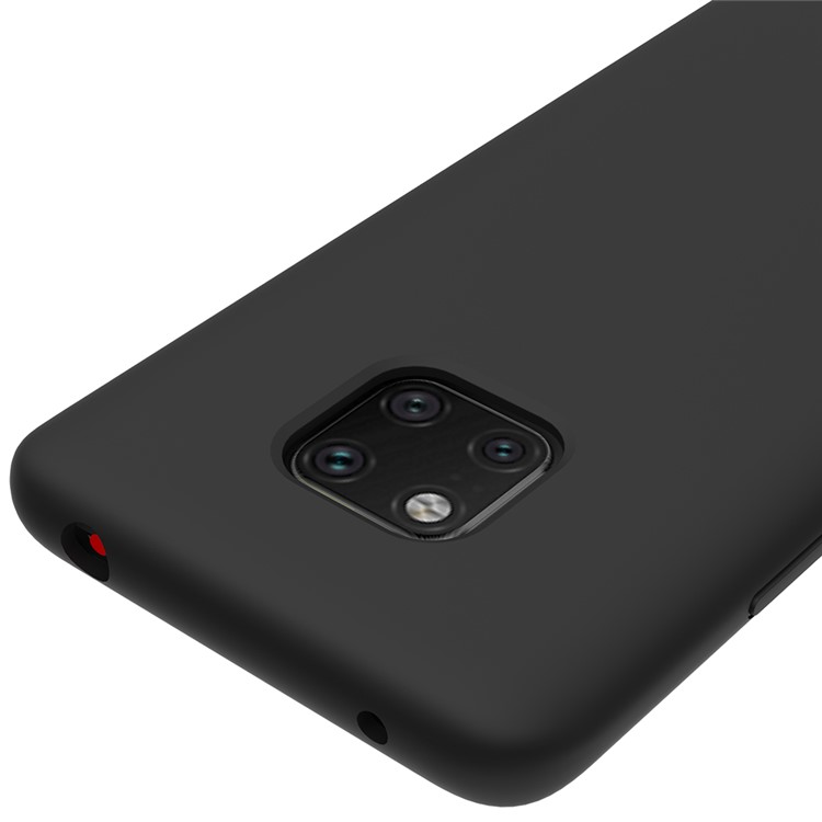 Flüssiges Silikon-Handygehäuse Für Hua Mate 20 Pro - Schwarz-3