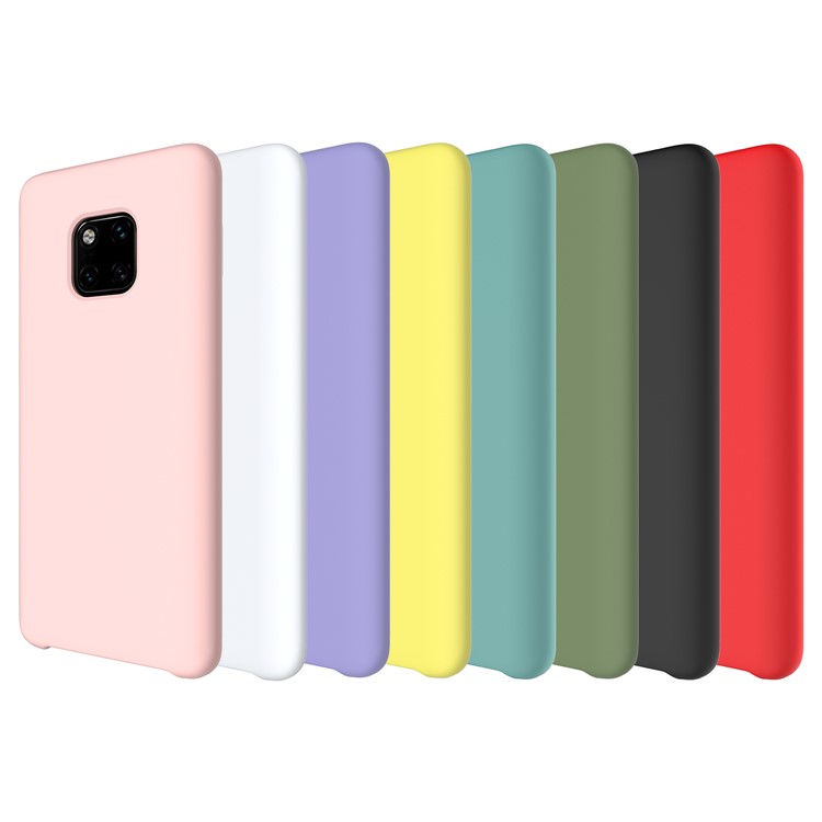 Flüssiges Silikon-Handygehäuse Für Hua Mate 20 Pro - Schwarz-6