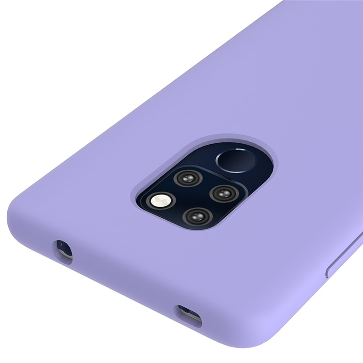 Liquid Silicone Cell Phone Shell for Huawei Mate 20 - Purple-3