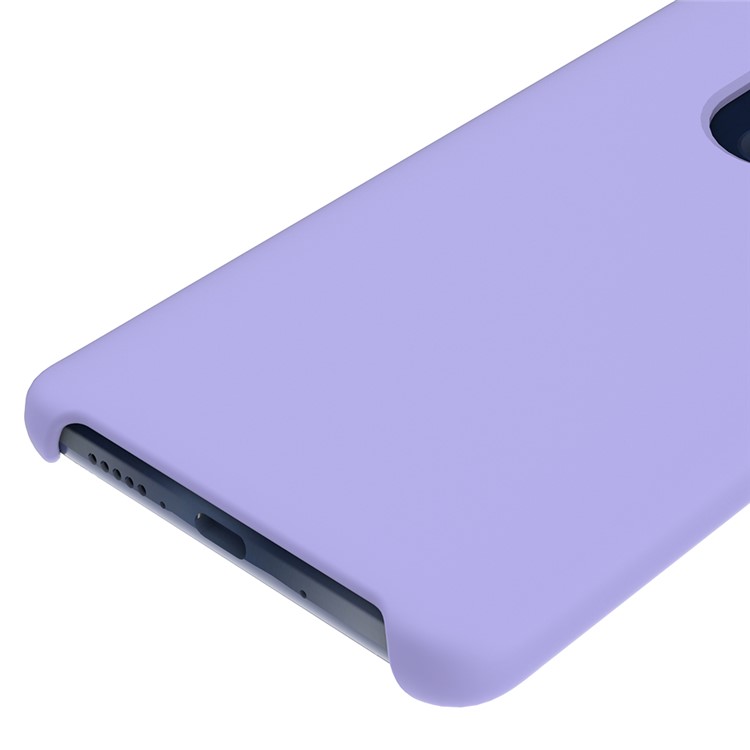 Liquid Silicone Cell Phone Shell for Huawei Mate 20 - Purple-4