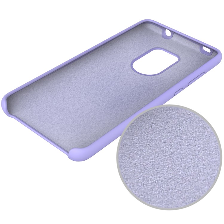Liquid Silicone Cell Phone Shell for Huawei Mate 20 - Purple-5