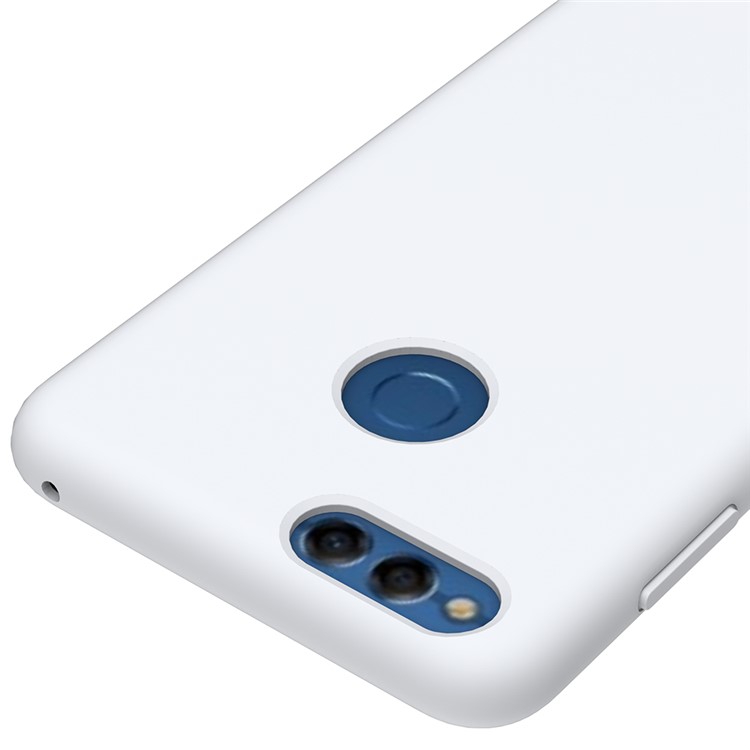 Liquid Silicone Protector Cover for Huawei Honor 7X - White-3
