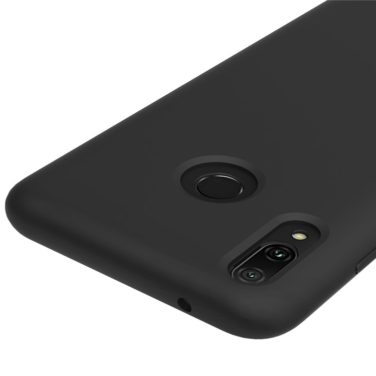 Liquid Silicone Mobile Phone Case for Huawei Y9 (2019) / Enjoy 9 Plus - Black-3