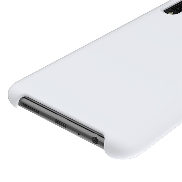 Liquid Silicone Mobile Phone Cover for Huawei Y9 (2019) / Enjoy 9 Plus - White-3
