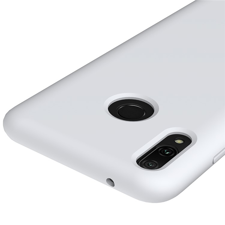 Liquid Silicone Mobile Phone Cover for Huawei Y9 (2019) / Enjoy 9 Plus - White-4