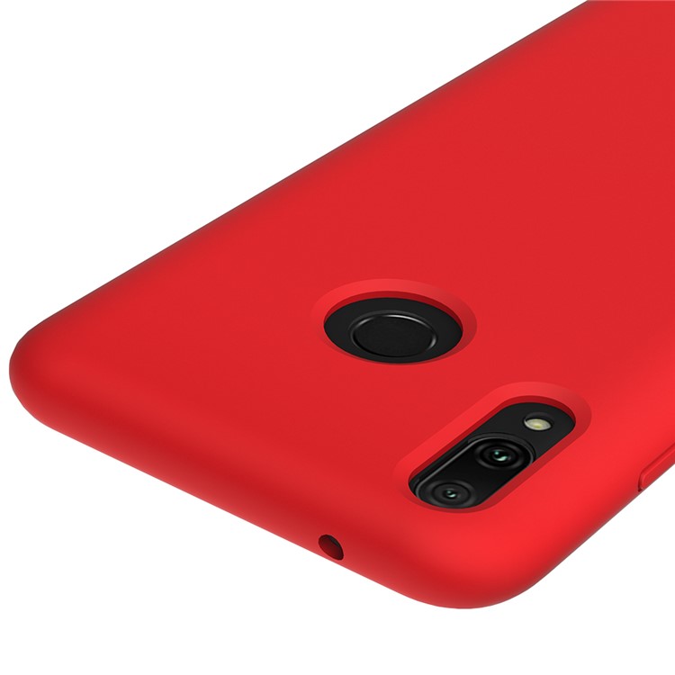 Liquid Silicone Mobile Phone Shell for Huawei Y9 (2019) / Enjoy 9 Plus - Red-3