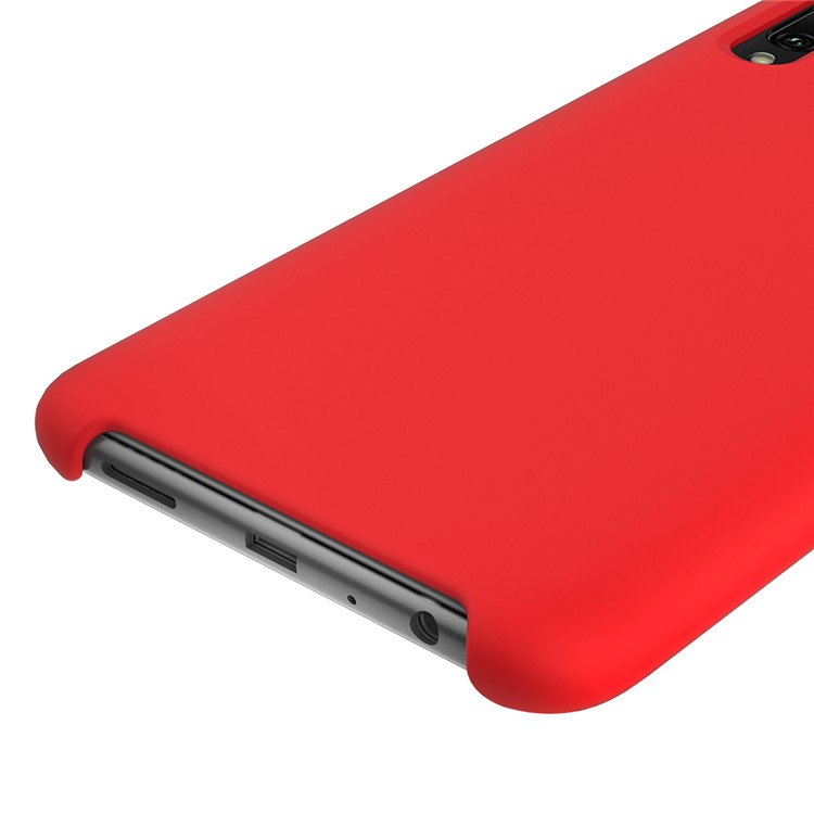 Liquid Silicone Mobile Phone Shell for Huawei Y9 (2019) / Enjoy 9 Plus - Red-4
