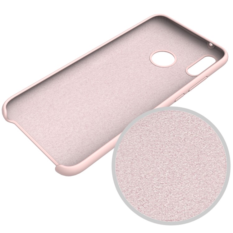Liquid Silicone Back Protection Case for Huawei Y9 (2019) / Enjoy 9 Plus - Pink-5