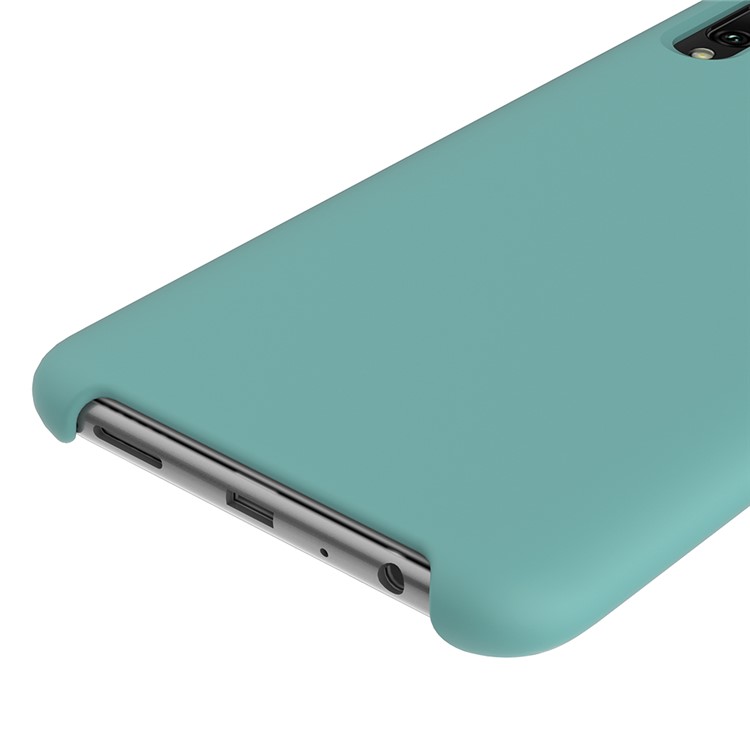 Liquid Silicone Protector Cover for Huawei Y9 (2019) / Enjoy 9 Plus - Cyan-5