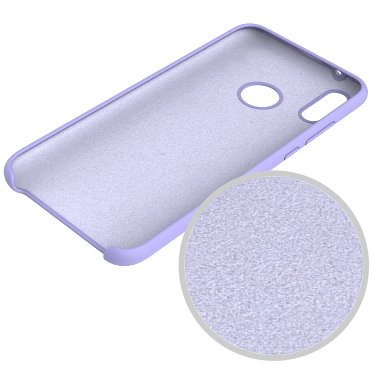 Liquid Silicone Cell Phone Cover for Huawei Y9 (2019) / Enjoy 9 Plus - Purple-5